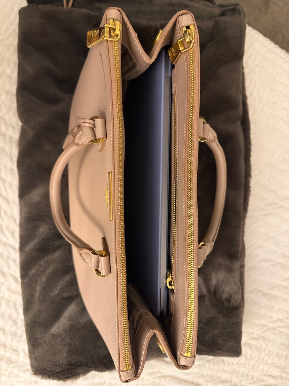Rose Pink Prada Galleria Bag Saffiano Leather - Picture 13 of 14